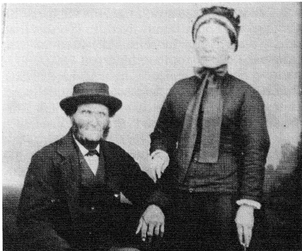 Jacques Alain and Angele (Leclerc) early in marriage.