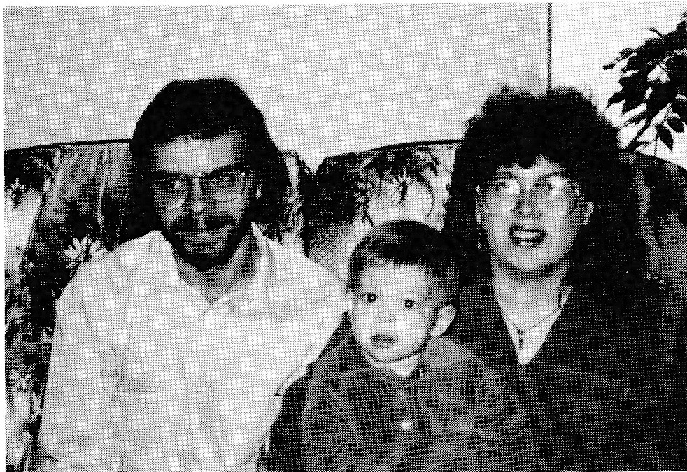 Lana, David and their little son, Kevin.