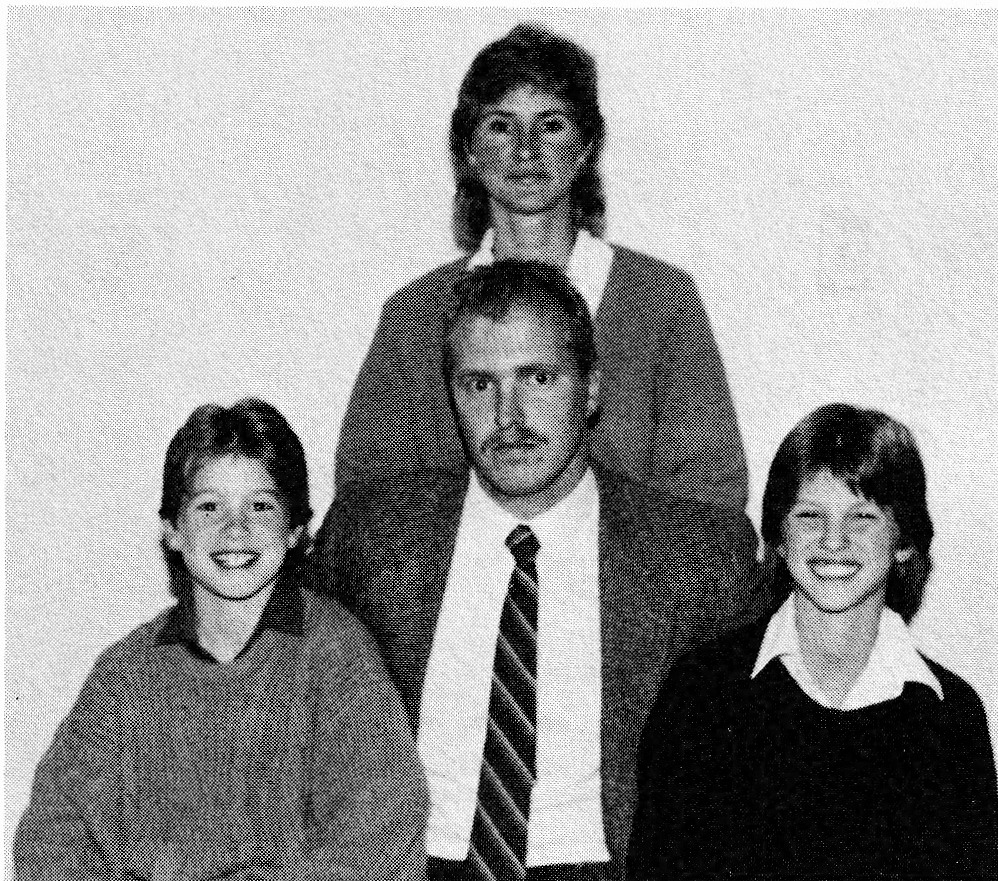 Susan (standing), Jason, Terry and Raymond.