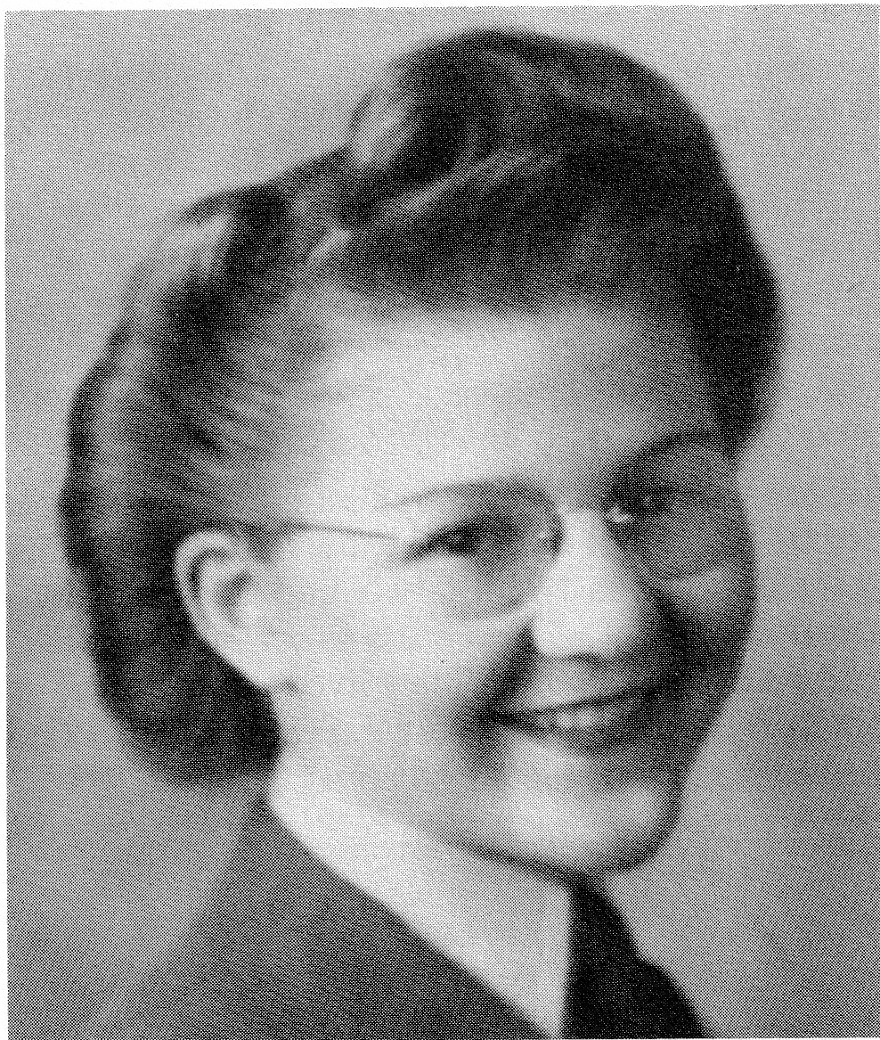 Portrait of Therese in her Air Force uniform